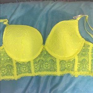 Neon yellow bra